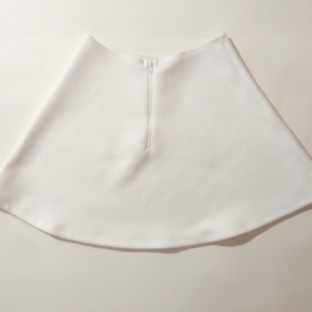 White Flare American Apparel Skirt